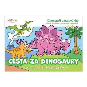 Dinoszaurusz kifestőkönyv: utazás a dinoszauruszokhoz, Kresli.to, W033913