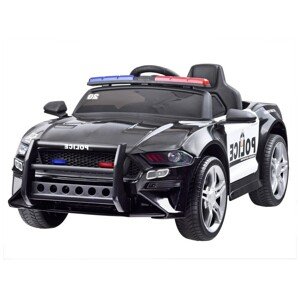 Elektromos játékautó USA Police fekete