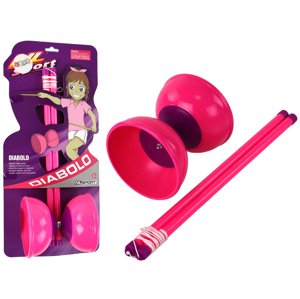 Ügyességi Játék Yo-Yo Juggling Diabolo Pink 13,5x11,5 cm