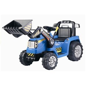 Gyermek elektromos traktor Power kék ekével