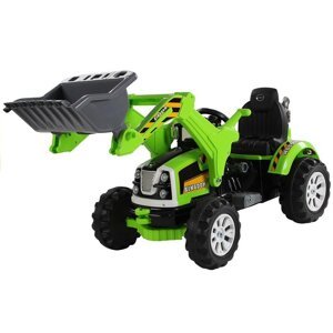Elektromos traktor - zöld pengével