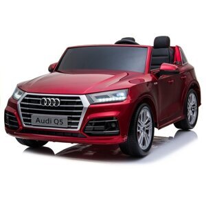 Gyermek elektromos autó Audi Q5 4x4 LCD pirosra festve