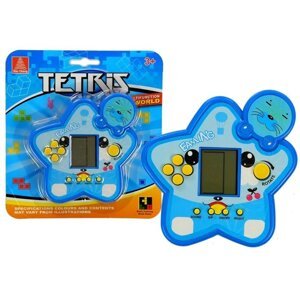 Tetris zseb elektronikus játék kék
