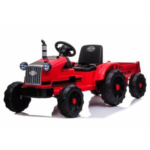 Gyermek elektromos traktor T1 piros burkolattal