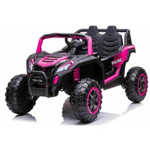 Elektromos autó Buggy UTV Racing 4x4 rózsaszín