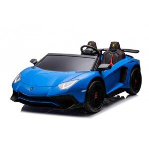 Gyermek elektromos autó Lamborghini Aventador SV kék