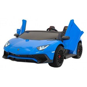 Elektromos autó Lamborghini Aventador SV Strong 200W 24V kék