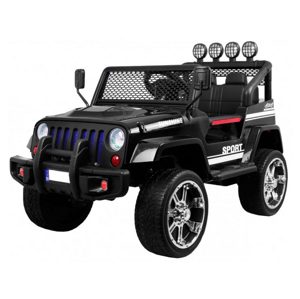 Jeep Raptor 4x4 fekete elektromos játékautó