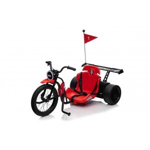 Gyermek elektromos tricikli DRIFT BIKE 21 piros