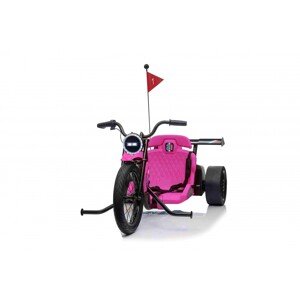 Gyermek elektromos tricikli DRIFT BIKE 21 rózsaszín