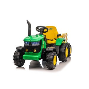 Mamido Gyermek elektromos traktor iparvágány 12V 7Ah zöld